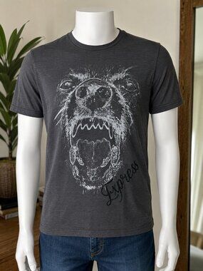Express Gray Bear Graphic Tee